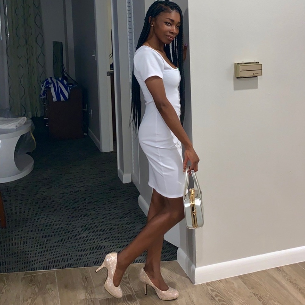 White dress